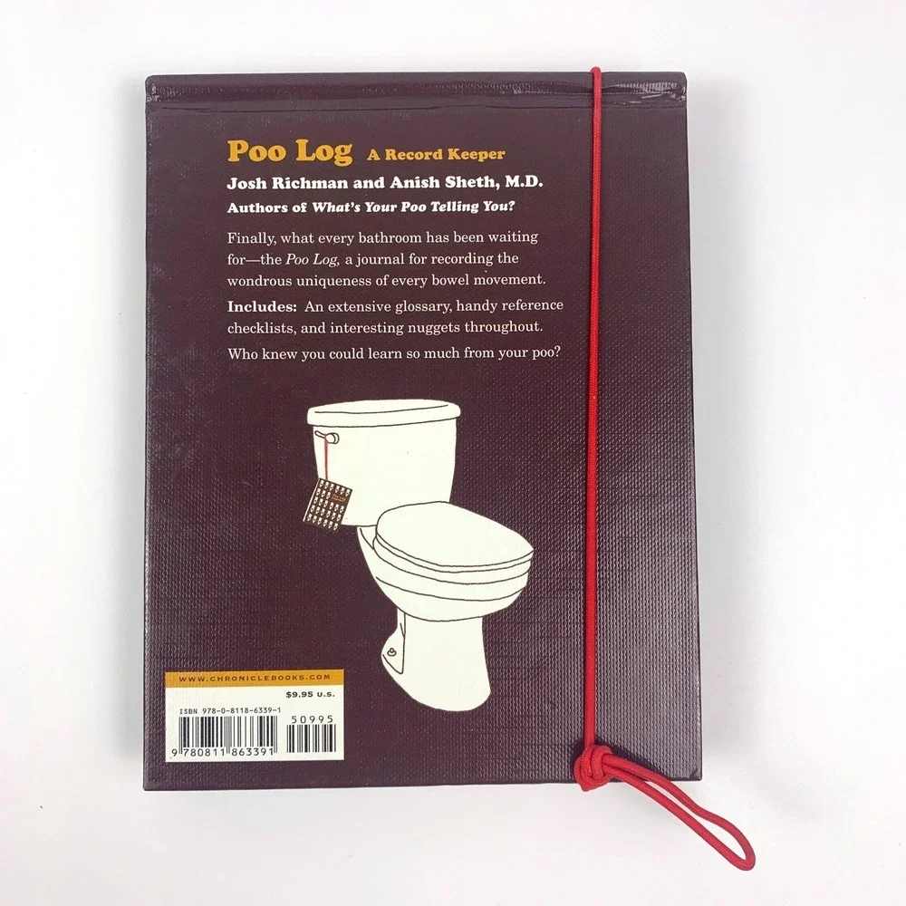 Whats Your Poo Telling You Collection HC Book Poo Log Activity Book Unused No. 2